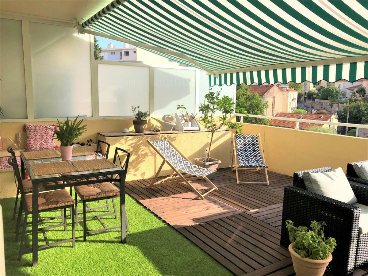 Appartement Cosy Calme Central-Terrasse Proche Palais Cannes Eksteriør billede